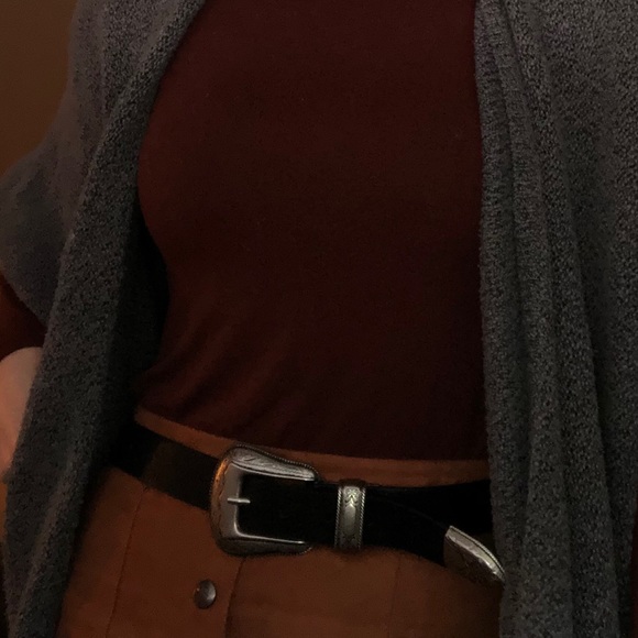 Twik Faux Suede Skirt - Picture 4 of 5